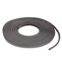 Hantums Rollo burlete adhesivo con flecos 6M Gris