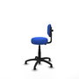 PIQUERAS Y CRESPO Silla Llanos giratoria azul con base de poliamida