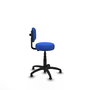 PIQUERAS Y CRESPO Silla Llanos giratoria azul con base de poliamida