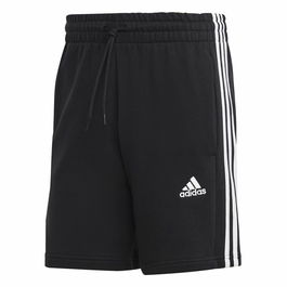 Pantalones Cortos de Hombre Adidas 3S Ft Sho Negro (XS)