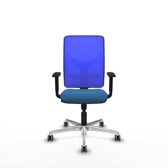 PIQUERAS Y CRESPO Silla de oficina Motilla Azul con mecanismo Sincro PIQUERAS Y CRESPO Silla de oficina Motilla Azul con mecanismo Sincro