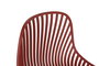 DKD Home Decor Taburete PP Metal Terracota
