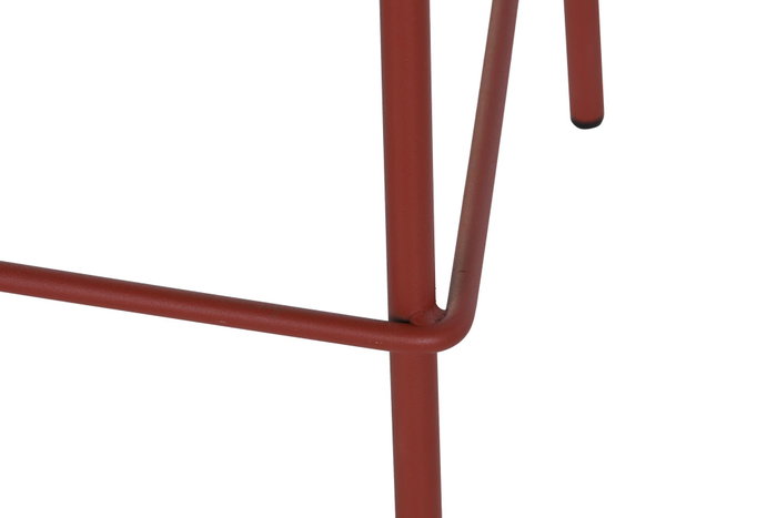 DKD Home Decor Taburete PP Metal Terracota DKD Home Decor Taburete PP Metal Terracota