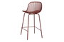 DKD Home Decor Taburete PP Metal Terracota