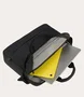 Tucano Global - Maletín para Portátil 13"/14" Negro de Tela con Tirante Hombro, Compartimento Tablet y Bolsillos