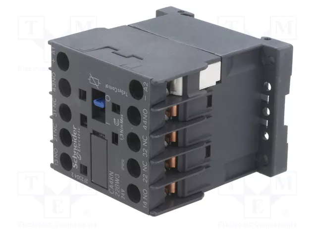 SCHNEIDER ELECTRIC CA4KN22BW3 TeSys D Contactor 4-polar 24VDC 10A SCHNEIDER ELECTRIC CA4KN22BW3 TeSys D Contactor 4-polar 24VDC 10A