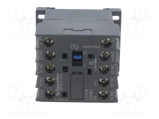 SCHNEIDER ELECTRIC CA4KN22BW3 TeSys D Contactor 4-polar 24VDC 10A SCHNEIDER ELECTRIC CA4KN22BW3 TeSys D Contactor 4-polar 24VDC 10A