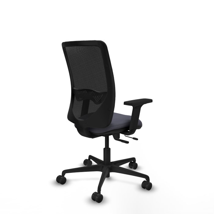 PIQUERAS Y CRESPO Silla de oficina Zulema Gris oscuro y Negro