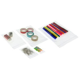 Fixo PACK 100 Bolsas Polietileno Autocierre Zip 50 Micras Transparentes 160x220mm Ref. 50063800