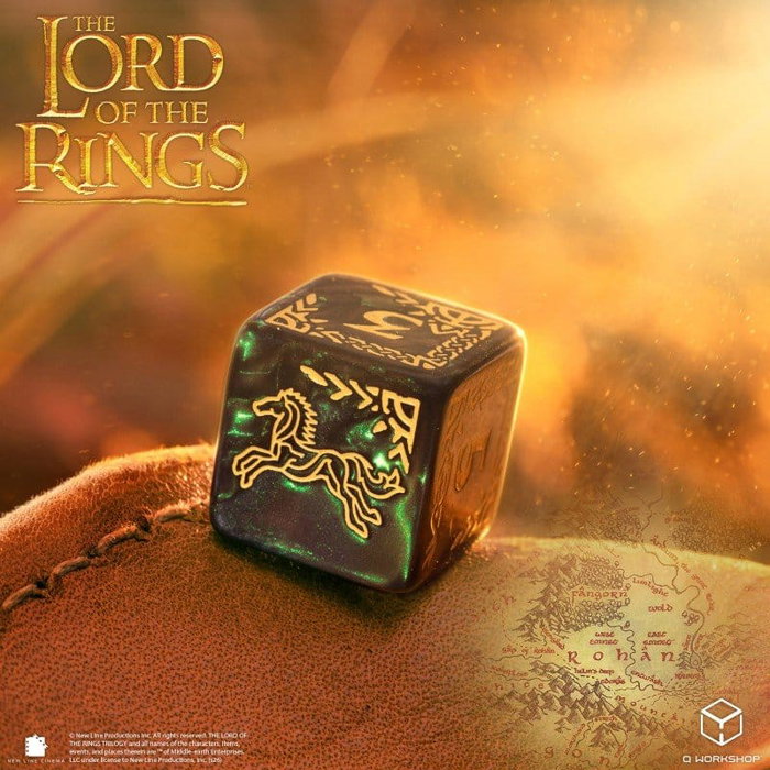 Q Workshop El Señor de los Anillos Pack de 10 Dados D6 Rohan