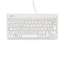 R-Go Tools Teclado Ergonómico R-Go Compact Break, Teclado Compacto con Software Break, QWERTY (PT), Cableado, Blanco