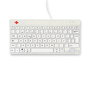 R-Go Tools Teclado Ergonómico R-Go Compact Break, Teclado Compacto con Software Break, QWERTY (PT), Cableado, Blanco