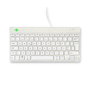 R-Go Tools Teclado Ergonómico R-Go Compact Break, Teclado Compacto con Software Break, QWERTY (PT), Cableado, Blanco