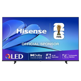 Hisense 65E77Q - Smart TV 65" (164 cm) 4K Ultra HD QLED con VIDAA OS, WiFi, Bluetooth, HDR10+, HDMI 2.1, Dolby Atmos, Negro