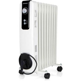 Orbegozo Radiador de Aceite RH 2000 | 3 Potencias: 800W, 1200W, 2000W | 9 Elementos | Calentador Eléctrico Compacto