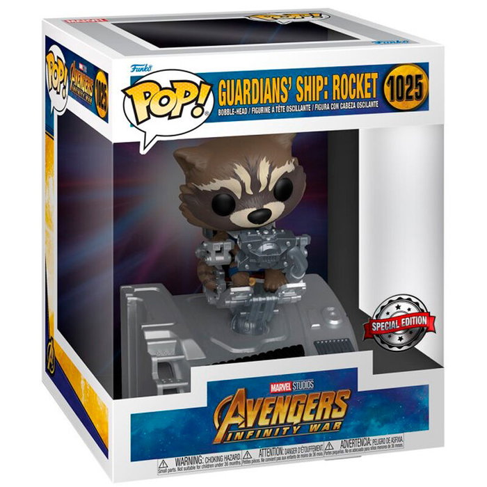 FUNKO Figura Pop Deluxe Marvel Guardianes de la Galaxia Guardians Ship Rocket Exclusive FUNKO Figura Pop Deluxe Marvel Guardianes de la Galaxia Guardians Ship Rocket Exclusive
