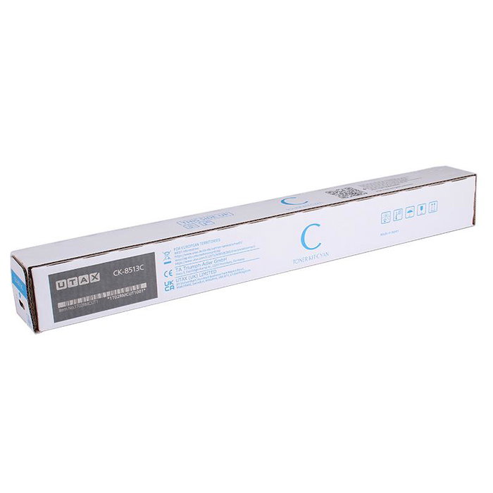 Utax Toner CK-8513 CK8513 Cyan Original Unidad de Tóner 1T02RMCUT1