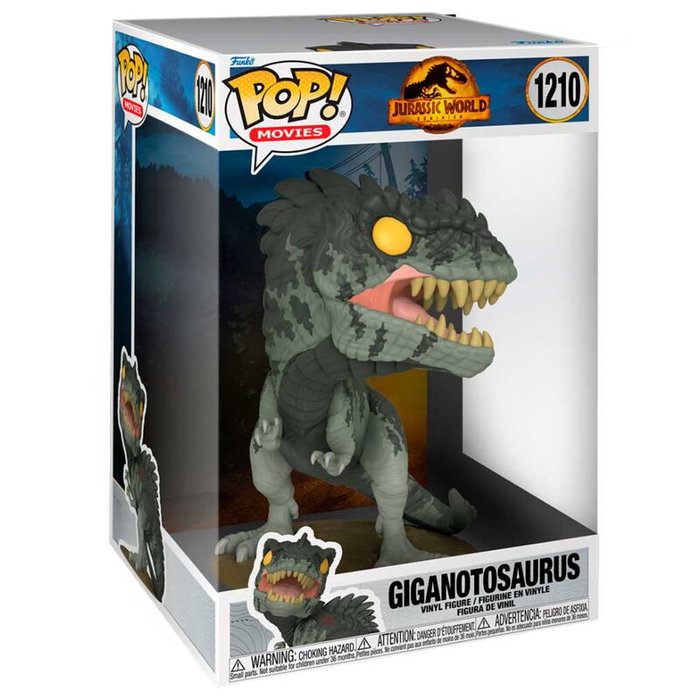 Funko Pop Jumbo Giganotosaurus Jurassic World Dominion 25cm Funko Pop Jumbo Giganotosaurus Jurassic World Dominion 25cm