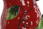DKD Home Decor Jarra de Gres Fresa Rojo