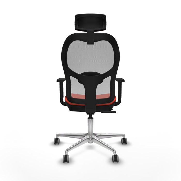 PIQUERAS Y CRESPO Silla de oficina Jorquera con mecanismo Sincro/Traslack, Naranja oscuro y Gris PIQUERAS Y CRESPO Silla de oficina Jorquera con mecanismo Sincro/Traslack, Naranja oscuro y Gris