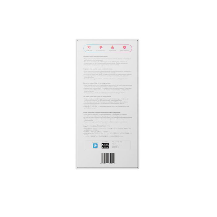 Vibrador anal Lovense Negro