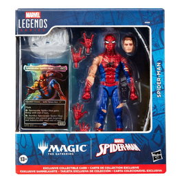 Hasbro Figura Spider-Man Magic The Gathering 15cm con Carta Exclusiva Marvel