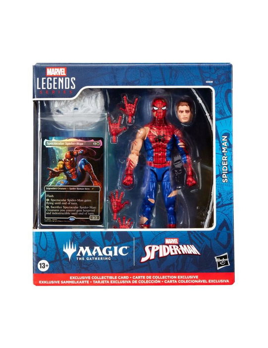 Hasbro Marvel Legends Series Spider-Man Battle-Damaged Magic: The Gathering Crossover Figura de Acción 15cm Hasbro Marvel Legends Series Spider-Man Battle-Damaged Magic: The Gathering Crossover Figura de Acción 15cm