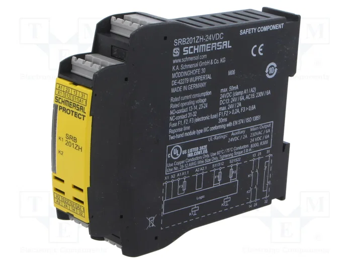 SCHMERSAL SRB201ZH 24VDC Relé de Seguridad SCHMERSAL SRB201ZH 24VDC Relé de Seguridad