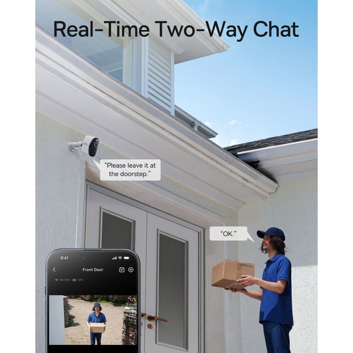 Baseus Security N1 Plus Outdoor Cámara 2K Blanco Baseus Security N1 Plus Outdoor Cámara 2K Blanco