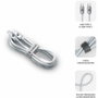 Subblim Cable Optimus USB-C a USB-C 60W 1m Blanco