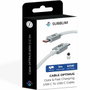 Subblim Cable Optimus USB-C a USB-C 60W 1m Blanco