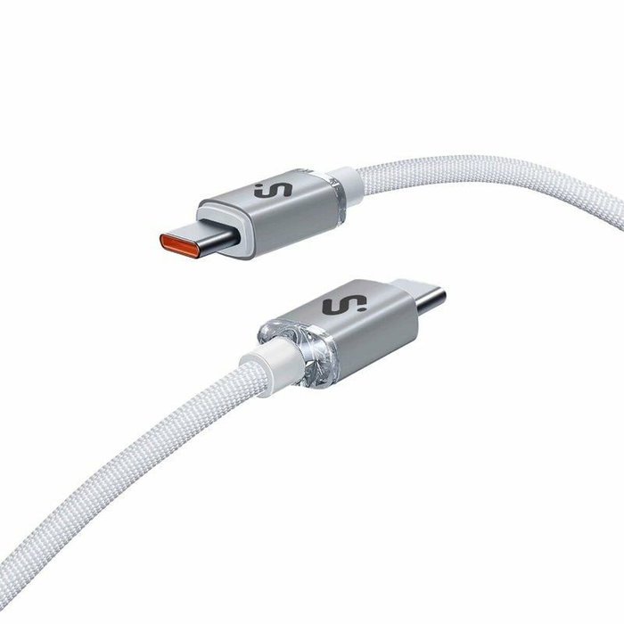 Subblim Cable Optimus USB-C a USB-C 60W 1m Blanco Subblim Cable Optimus USB-C a USB-C 60W 1m Blanco
