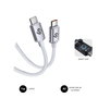 Subblim Cable Optimus USB-C a USB-C 60W 1m Blanco
