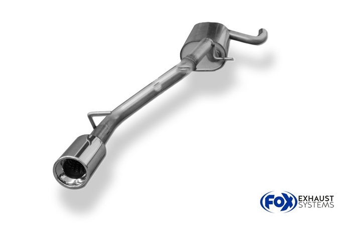 Fox Silenciador Trasero Silencioso para Ford Focus III Hatchback Diesel