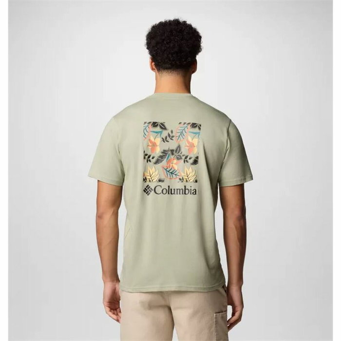 Camiseta de Manga Corta Hombre Columbia North Cascades™ Sleeve Caqui