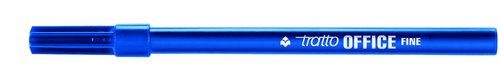 Tratto Rotulador Office Fine Punta de Fibra Azul Trazo 0,7 mm