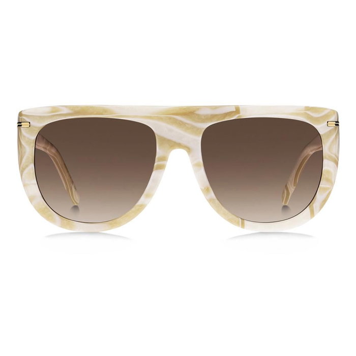 Boss BOSS-1655-S-EPC para mujer con montura beige y cristales marrones