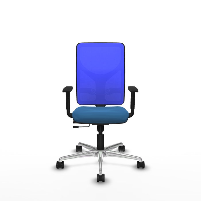PIQUERAS Y CRESPO Silla de oficina Motilla Azul con mecanismo Sincro/Traslack PIQUERAS Y CRESPO Silla de oficina Motilla Azul con mecanismo Sincro/Traslack