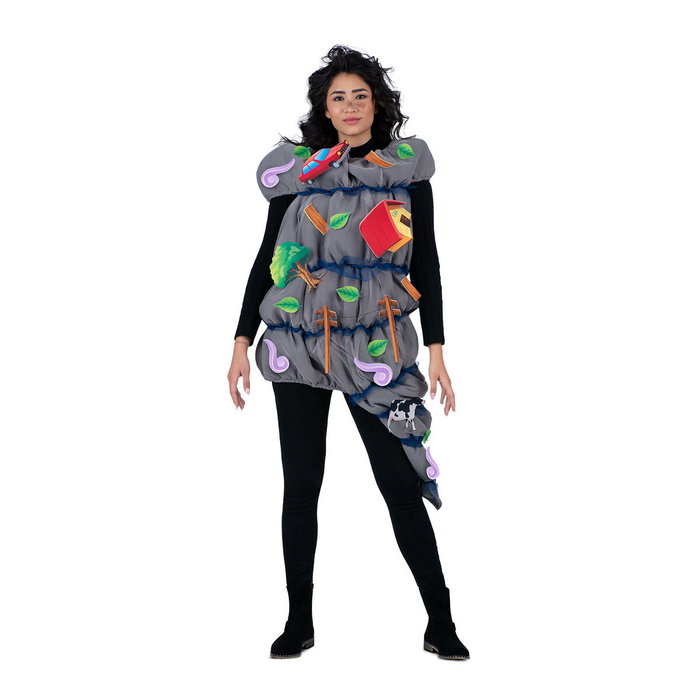 My Other Me Disfraz Tornado Vestido Con Accesorios Multicolor Talla M My Other Me Disfraz Tornado Vestido Con Accesorios Multicolor Talla M