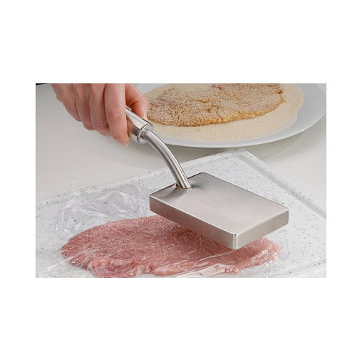 WMF Profi Plus Maza para Carne 31 cm, 310 mm, Acero Inoxidable, Apto Lavavajillas, Anilla para Colgar - 18.7222.6030