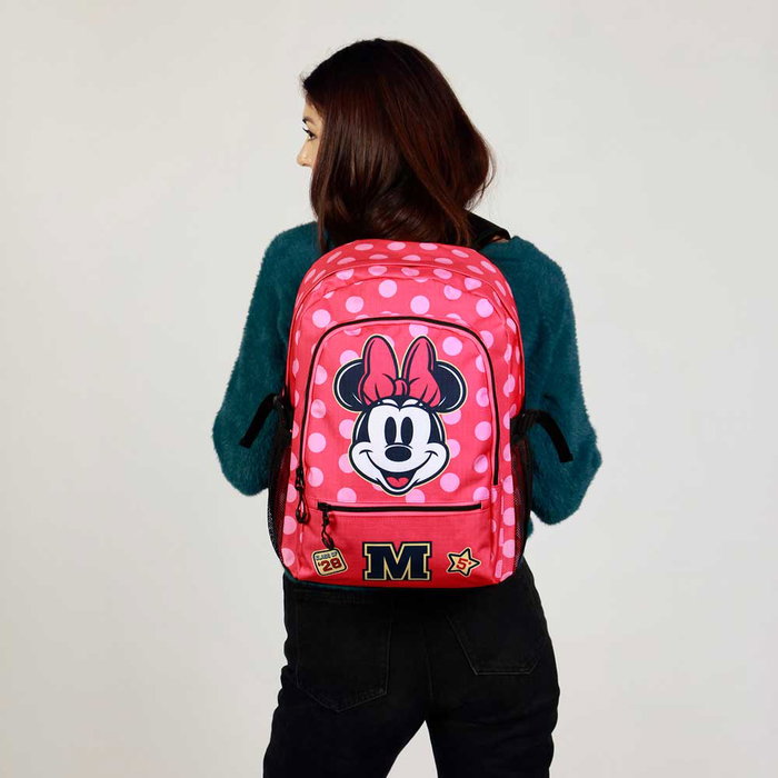 Karactermania Mochila Fight FAN 2.2 Minnie Mouse Rosa