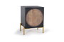 Giner y Colomer Mesita Noche Madera Mango Nogal Oscuro 60x43x40 cm