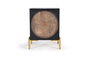 Giner y Colomer Mesita Noche Madera Mango Nogal Oscuro 60x43x40 cm