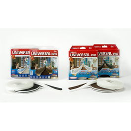 Geko Burlete Adhesivo Termoplástico Transparente 6m (2x3m) para Puertas y Ventanas