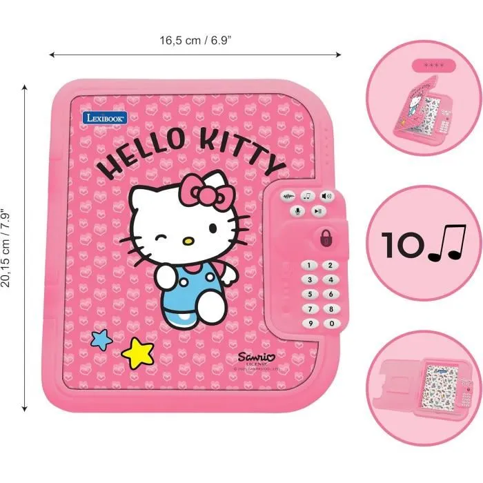 LEXIBOOK Diario Electrónico Interactivo Hello Kitty LEXIBOOK Diario Electrónico Interactivo Hello Kitty