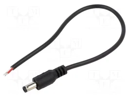 BQ CABLE Cable de alimentación DC 5,5/2,5 negro 0,25m