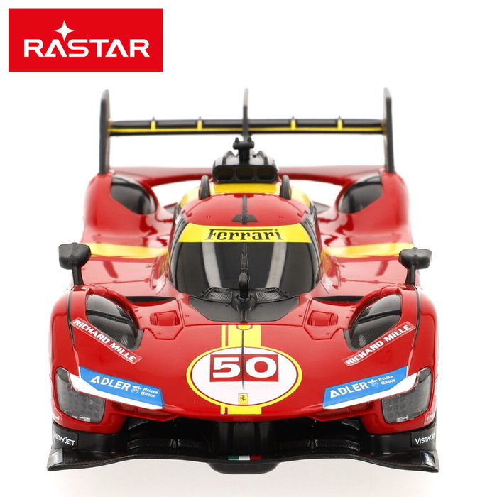 RASTAR Coche Ferrari 499P Radio Control Escala 1:24 6 Funciones Eléctrico +6 Años RASTAR Coche Ferrari 499P Radio Control Escala 1:24 6 Funciones Eléctrico +6 Años
