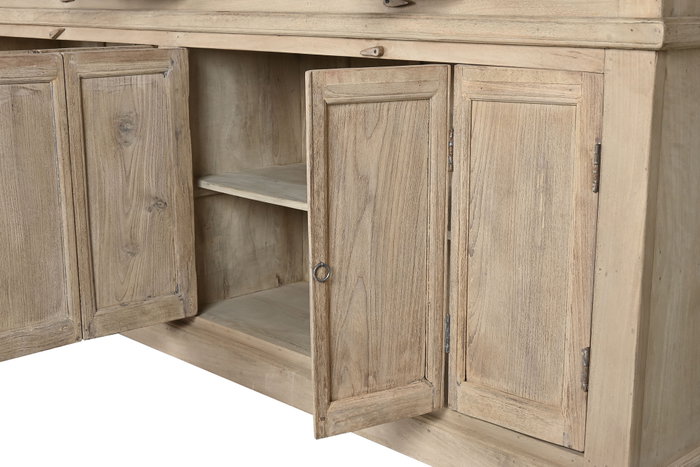 DKD Home Decor Vitrina Nat 2c24 Item Home, 43 x 244 x 270 cm, Madera Maciza Natural DKD Home Decor Vitrina Nat 2c24 Item Home, 43 x 244 x 270 cm, Madera Maciza Natural