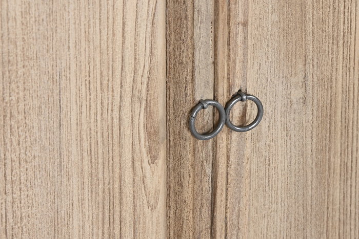 DKD Home Decor Vitrina Nat 2c24 Item Home, 43 x 244 x 270 cm, Madera Maciza Natural DKD Home Decor Vitrina Nat 2c24 Item Home, 43 x 244 x 270 cm, Madera Maciza Natural