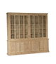 DKD Home Decor Vitrina Nat 2c24 Item Home, 43 x 244 x 270 cm, Madera Maciza Natural